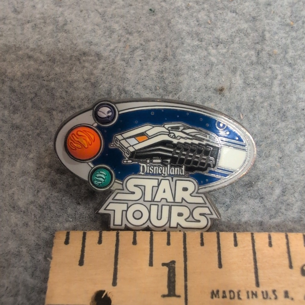 Disneyland Star Tours Starspeeder 3000 Official Pin Trading 2002 Disney Pin - Picture 2 of 3